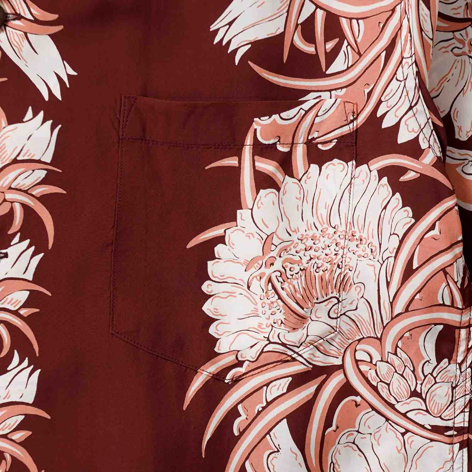 SUN SURF ���󥵡��� Ⱦµ �����ϥ���� RAYON HAWAIIAN SHIRT ��NIGHT BLOOMING CEREUS BORDER�� SS39612