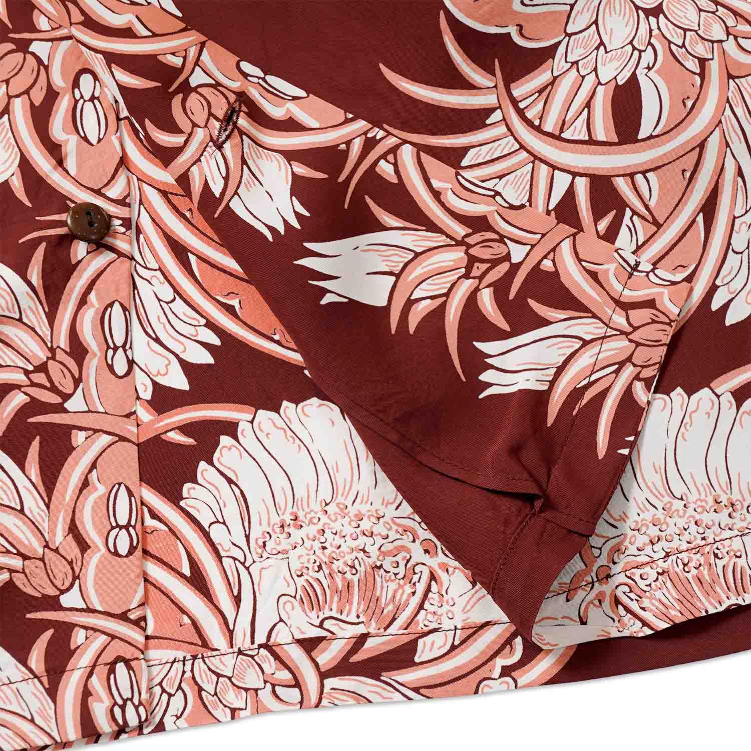 SUN SURF ���󥵡��� Ⱦµ �����ϥ���� RAYON HAWAIIAN SHIRT ��NIGHT BLOOMING CEREUS BORDER�� SS39612