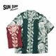SUN SURF ���󥵡��� Ⱦµ �����ϥ���� RAYON HAWAIIAN SHIRT ��NIGHT BLOOMING CEREUS BORDER�� SS39612