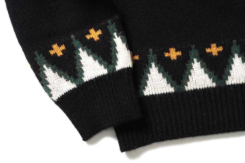 STEVENSON OVERALL Co.  ���ƥ����֥󥽥󥪡��С������� �˥å�  �������� "Geometric Alpine Sweater" GAS