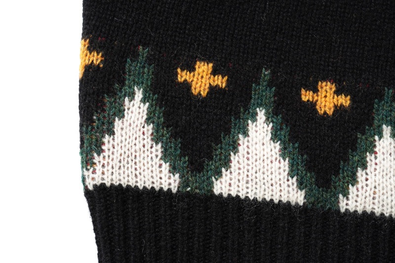 STEVENSON OVERALL Co.  ���ƥ����֥󥽥󥪡��С������� �˥å�  �������� "Geometric Alpine Sweater" GAS