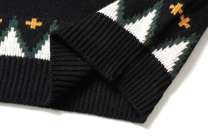 STEVENSON OVERALL Co.  ���ƥ����֥󥽥󥪡��С������� �˥å�  �������� "Geometric Alpine Sweater" GAS