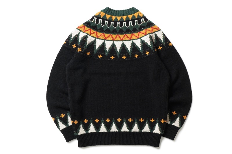 STEVENSON OVERALL Co.  ���ƥ����֥󥽥󥪡��С������� �˥å�  �������� "Geometric Alpine Sweater" GAS