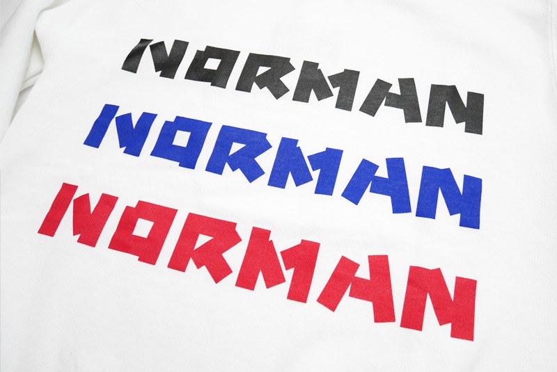 NORMAN �Υ�ޥ� �������å� Logo Print Crew Neck Sweat Tee Shirts NOR-0035