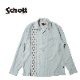 Schott ����å� Ĺµ ����� ��BRAID LYOCELL LS SHIRT�� 782-4120003