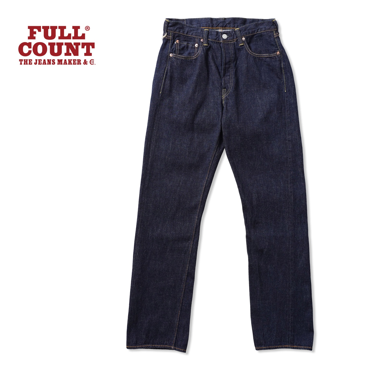 FULLCOUNT �ե륫����� �ѥ��  "Straight Denim(Super Smooth)"  ONE WASH  1101SSW