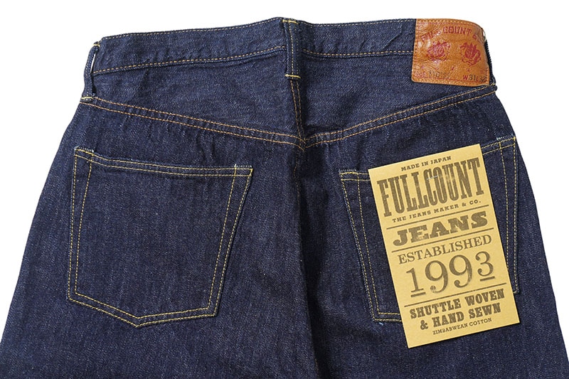FULLCOUNT �ե륫����� �ѥ��  "Wide Black Selvedge Denim(Super Smooth)"  ONE WASH  1101SSW