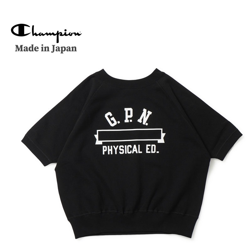 Champion �����ԥ��� Ⱦµ �������å�  "CRSS" S/S Sweat  C3-B005-BK