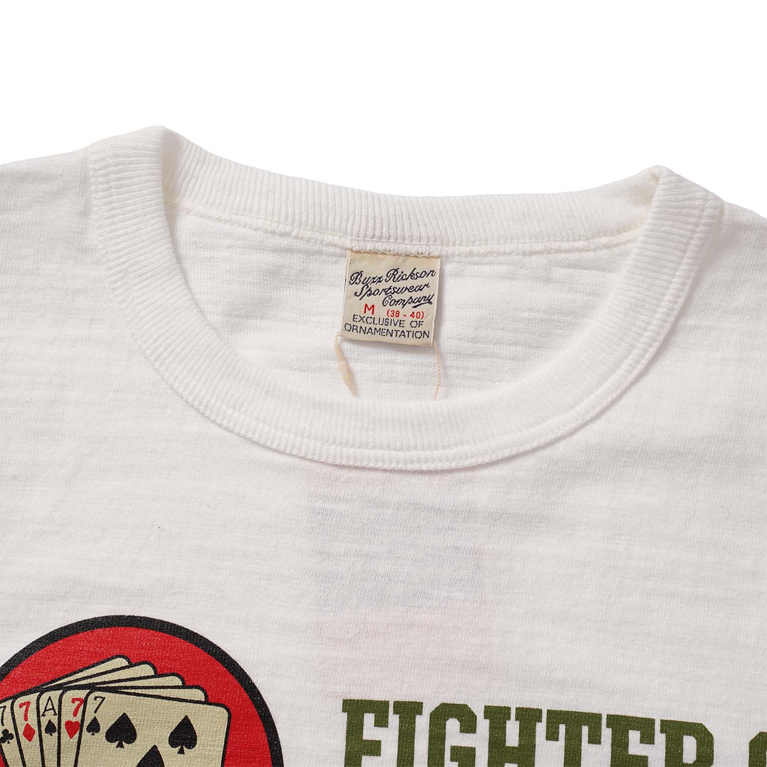 BUZZ RICKSON'S �Х��ꥯ���� ȾµT����� SLUB YARN T-SHIRT "77th FTR SQ" BR79728