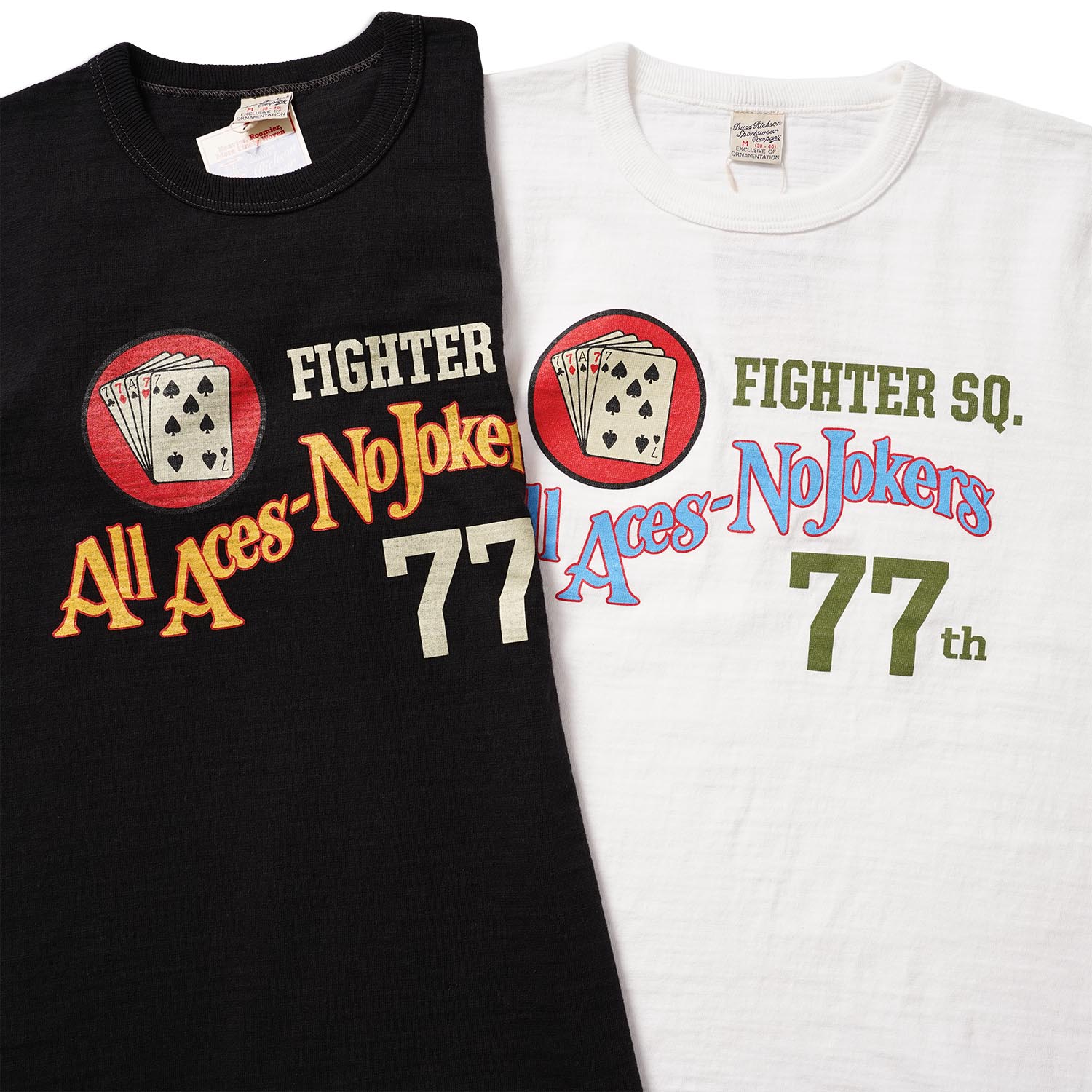 BUZZ RICKSON'S �Х��ꥯ���� ȾµT����� SLUB YARN T-SHIRT "77th FTR SQ" BR79728