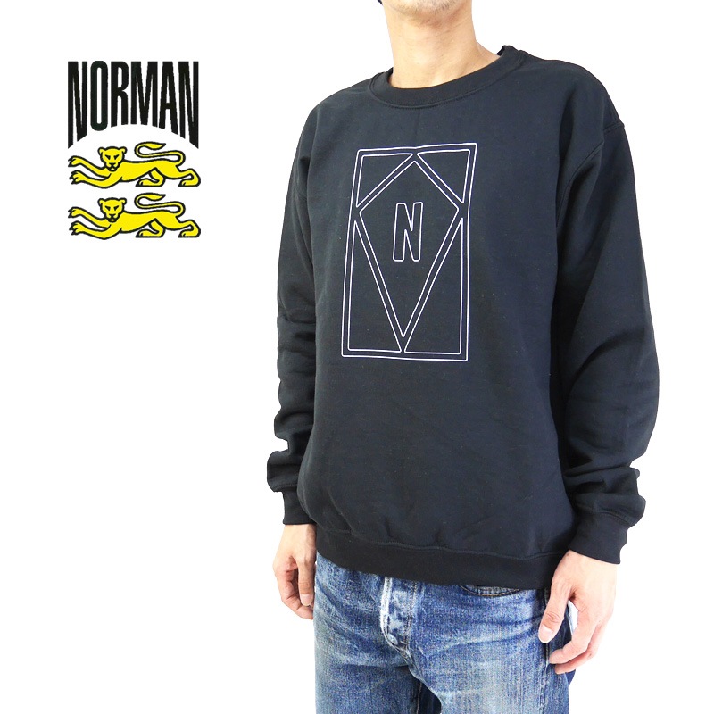 NORMAN �Υ�ޥ� �������å� Logo Print Crew Neck Sweat Tee Shirts NOR-0036