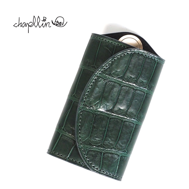 chapllin ����åץ�󡡥�����������CROCODILE LEATHER KEY CASE��"plante"��CPC-KEY-CR-GR