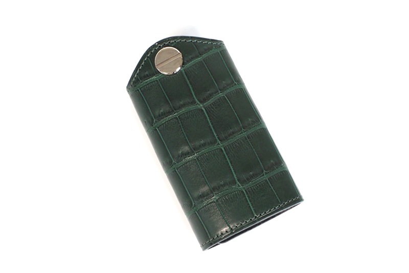 chapllin ����åץ�󡡥�����������CROCODILE LEATHER KEY CASE��"plante"��CPC-KEY-CR-GR