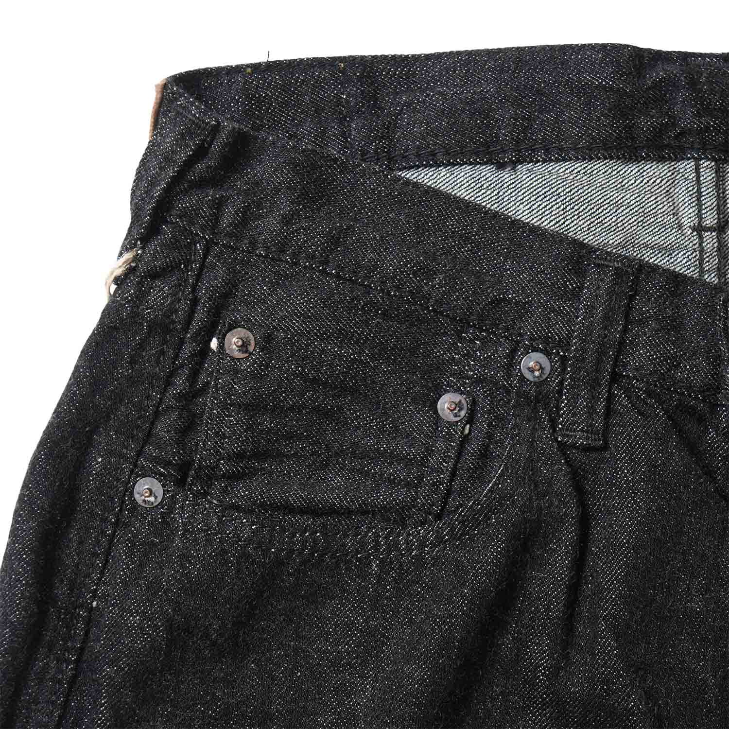 FULLCOUNT �ե륫����� �ѥ��  "Wide Black Selvedge Denim(Super Smooth)"  0105BKSS