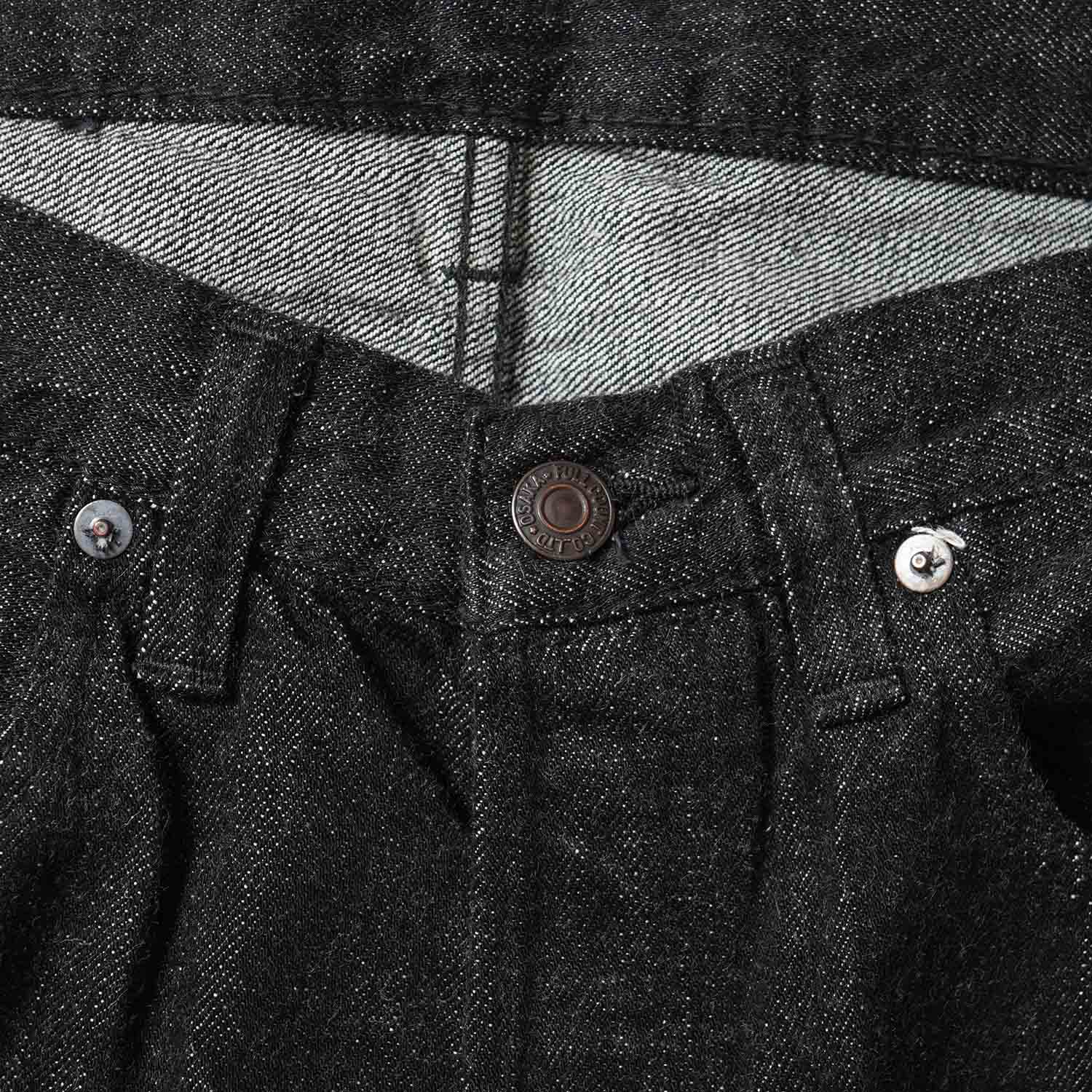 FULLCOUNT �ե륫����� �ѥ��  "Wide Black Selvedge Denim(Super Smooth)"  0105BKSS