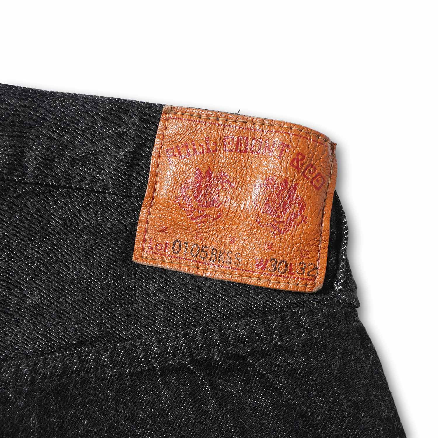 FULLCOUNT �ե륫����� �ѥ��  "Wide Black Selvedge Denim(Super Smooth)"  0105BKSS