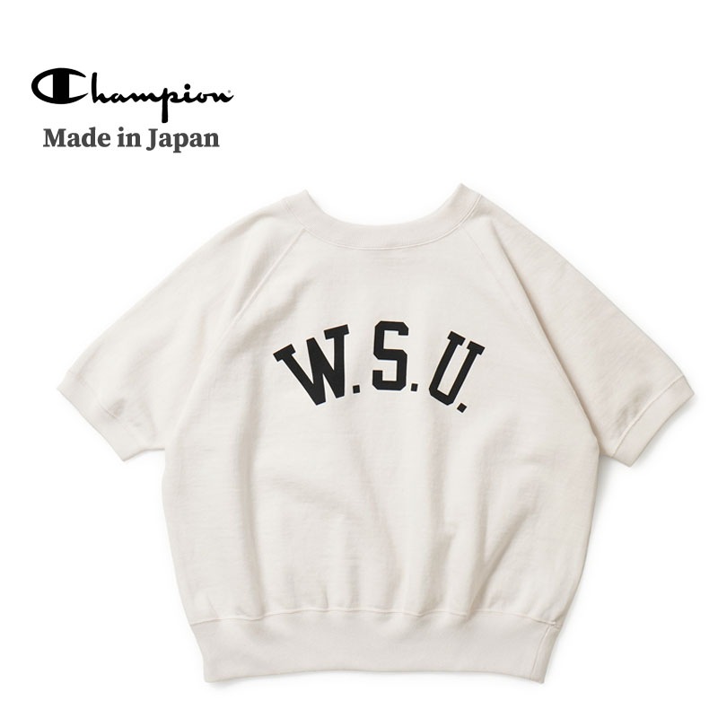 Champion �����ԥ��� Ⱦµ �������å�  "CRSS" S/S Sweat  C3-B005-WH