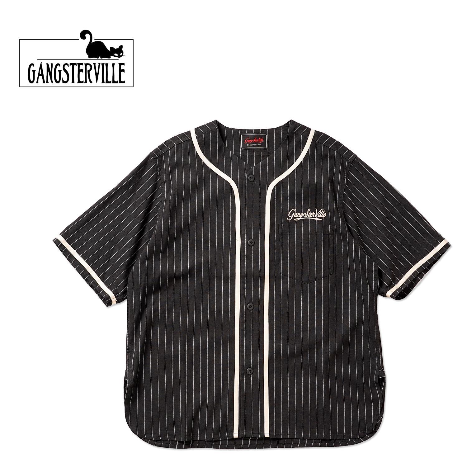 GANGSTERVILLE ����󥰥������ӥ� Ⱦµ����� ��THUG LIFE - BASEBALL SHIRTS�� GSV6114