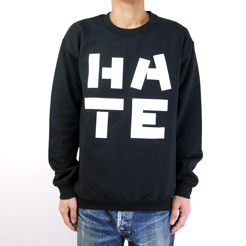 NORMAN �Υ�ޥ� �������å� Logo Print Crew Neck Sweat "HATE" NOR-0034