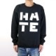 NORMAN �Υ�ޥ� �������å� Logo Print Crew Neck Sweat "HATE" NOR-0034