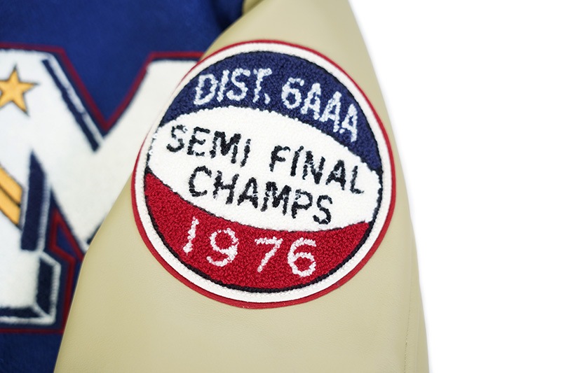 Whitesville �ۥ磻�ĥӥ� ����ɥ��㥱�å� 30oz. WOOL MELTON AWARD JACKET ��MAVERICKS�� (ROYAL)  WV15166-126