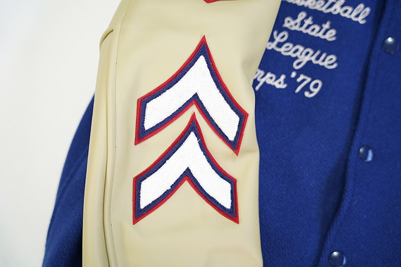 Whitesville �ۥ磻�ĥӥ� ����ɥ��㥱�å� 30oz. WOOL MELTON AWARD JACKET ��MAVERICKS�� (ROYAL)  WV15166-126