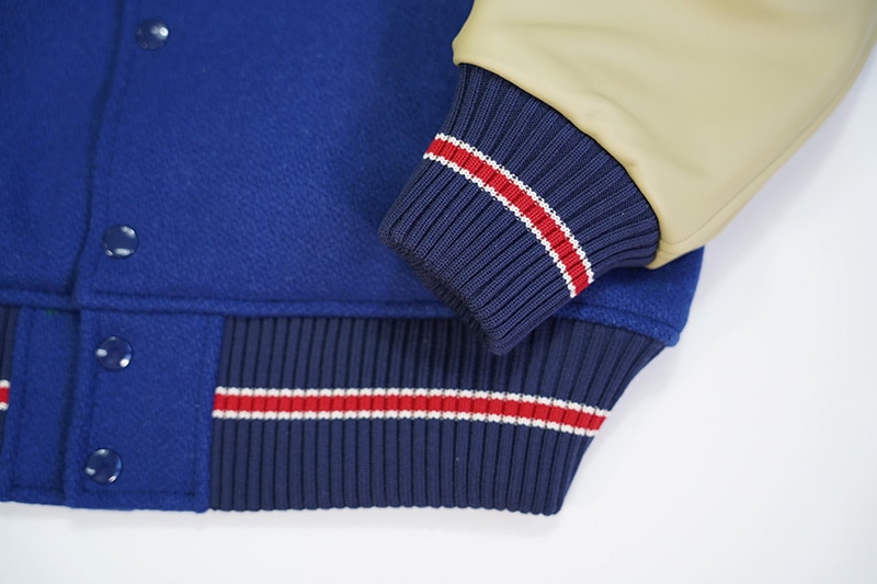 Whitesville �ۥ磻�ĥӥ� ����ɥ��㥱�å� 30oz. WOOL MELTON AWARD JACKET ��MAVERICKS�� (ROYAL)  WV15166-126