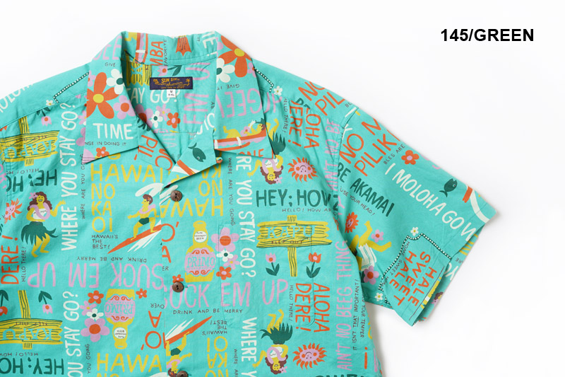 SUN SURF ���󥵡��� Ⱦµ�����ϥ���� "HALE SWEET HALE" COTTON CAMBRIC OPEN SHIRT SS39097