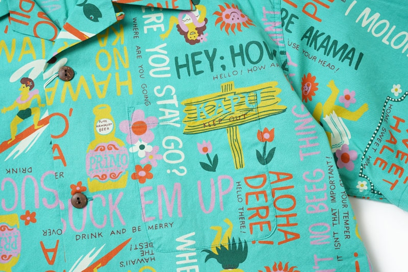 SUN SURF ���󥵡��� Ⱦµ�����ϥ���� "HALE SWEET HALE" COTTON CAMBRIC OPEN SHIRT SS39097