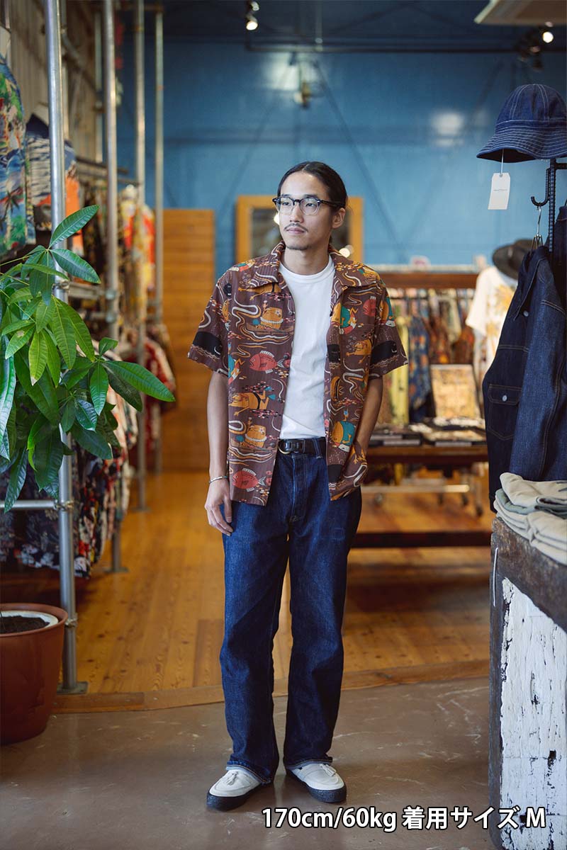 SUN SURF 󥵡 Ⱦµ ϥ DOBBY COTTON OPEN SHIRT  OCEAN ACTIVITIES by ʿ with MOOKIE  SS39538