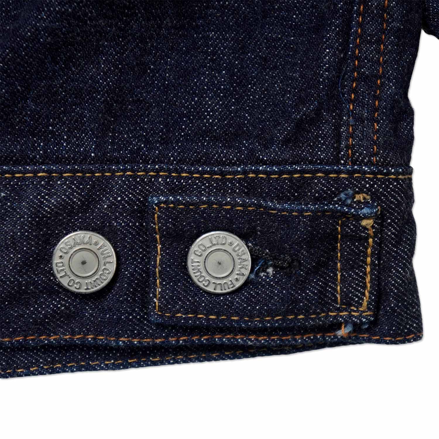 FULLCOUNT �ե륫����� FULLCOUNT��Ħ����  �ǥ˥� ���㥱�å�  ��CLASSIC TATTOO EMBROIDERY TYPE 2nd DENIM JACKET 13.7oz��  ONE WASH  2102E