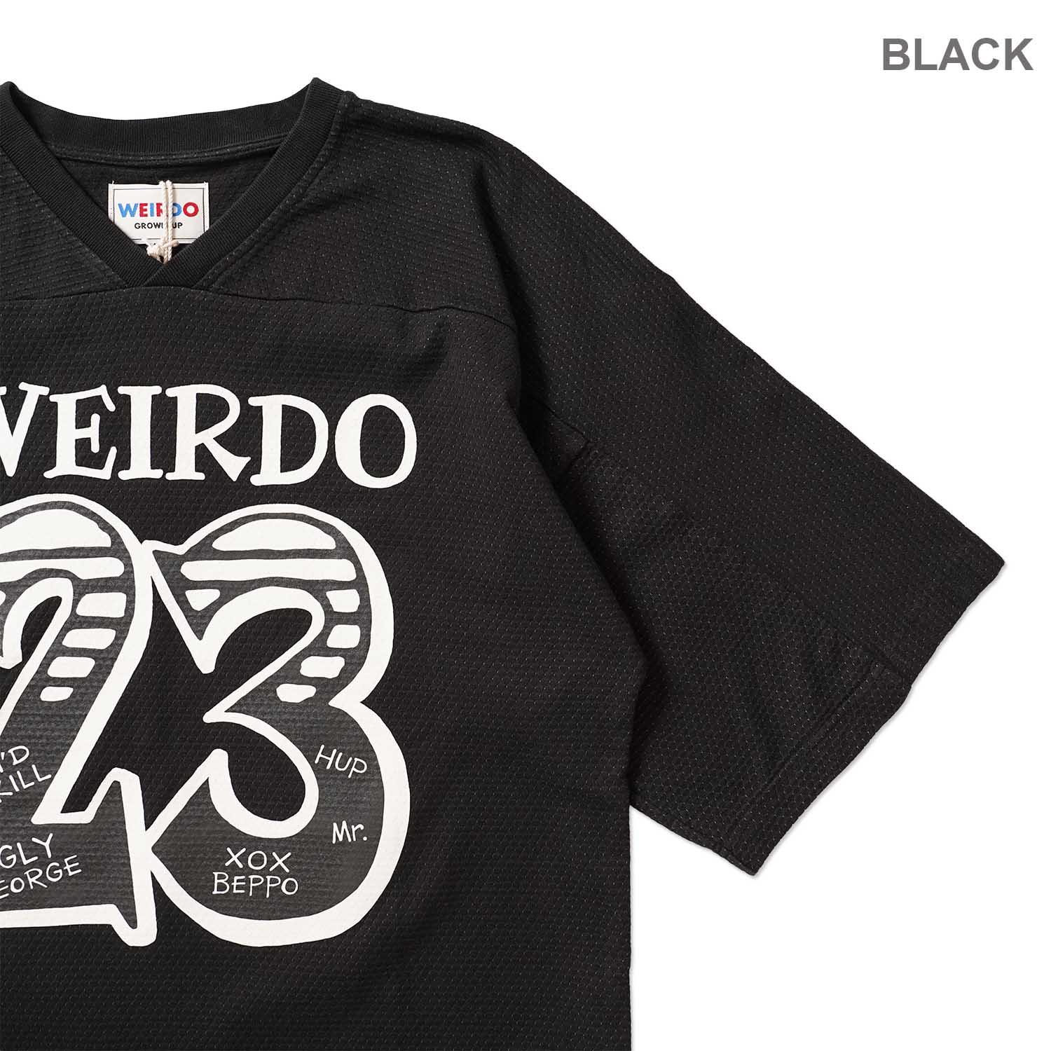 WEIRDO ���������� Ⱦµ T����� "HEY HEY 23-FOOTBALL JERSEY" WRD6122