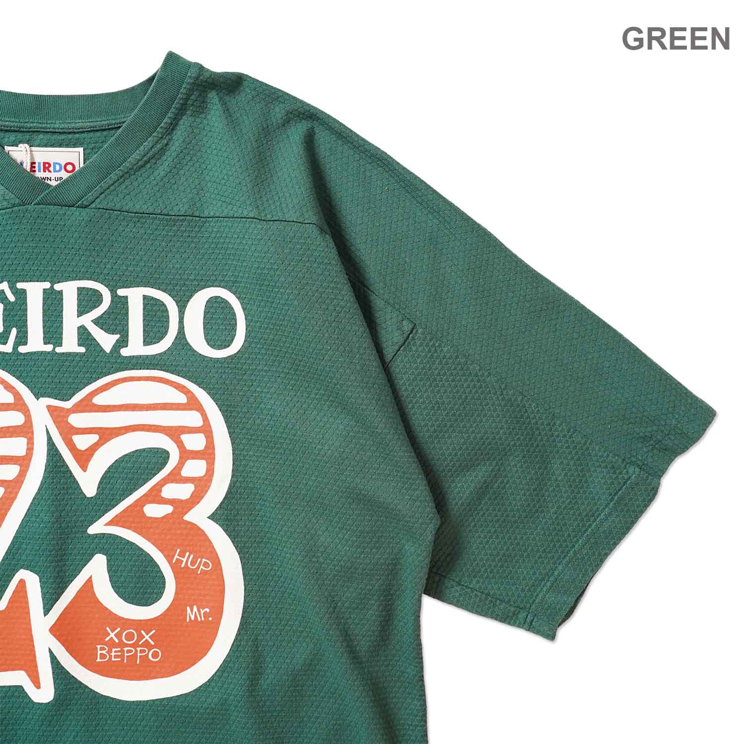WEIRDO ���������� Ⱦµ T����� "HEY HEY 23-FOOTBALL JERSEY" WRD6122