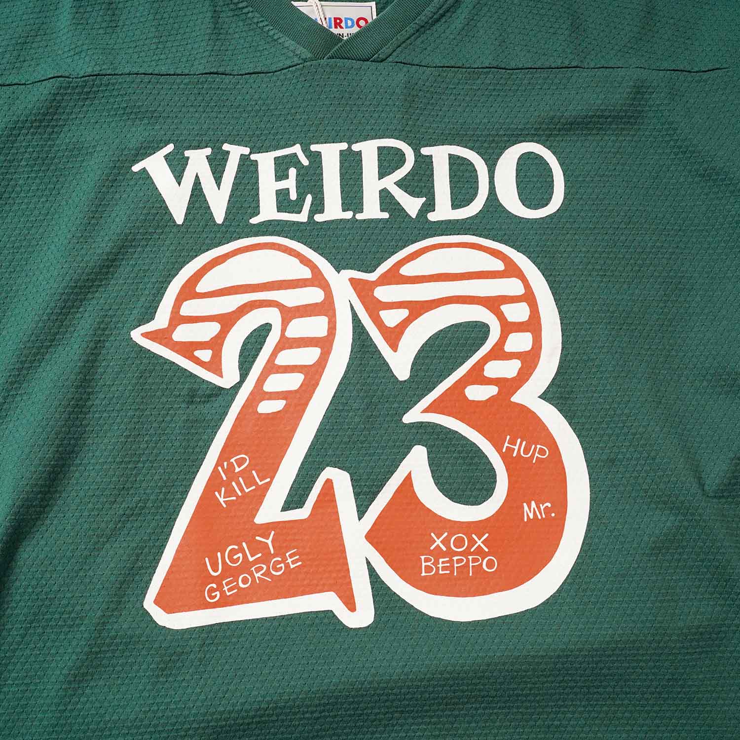 WEIRDO ���������� Ⱦµ T����� "HEY HEY 23-FOOTBALL JERSEY" WRD6122