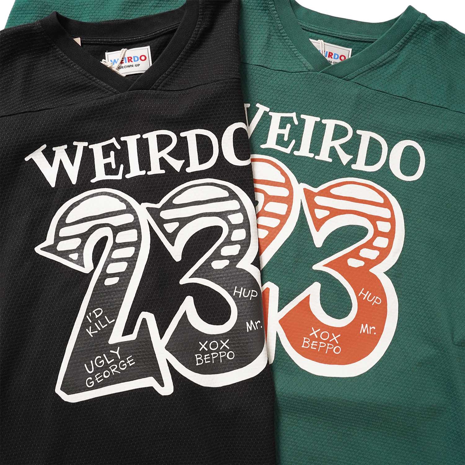 WEIRDO ���������� Ⱦµ T����� "HEY HEY 23-FOOTBALL JERSEY" WRD6122