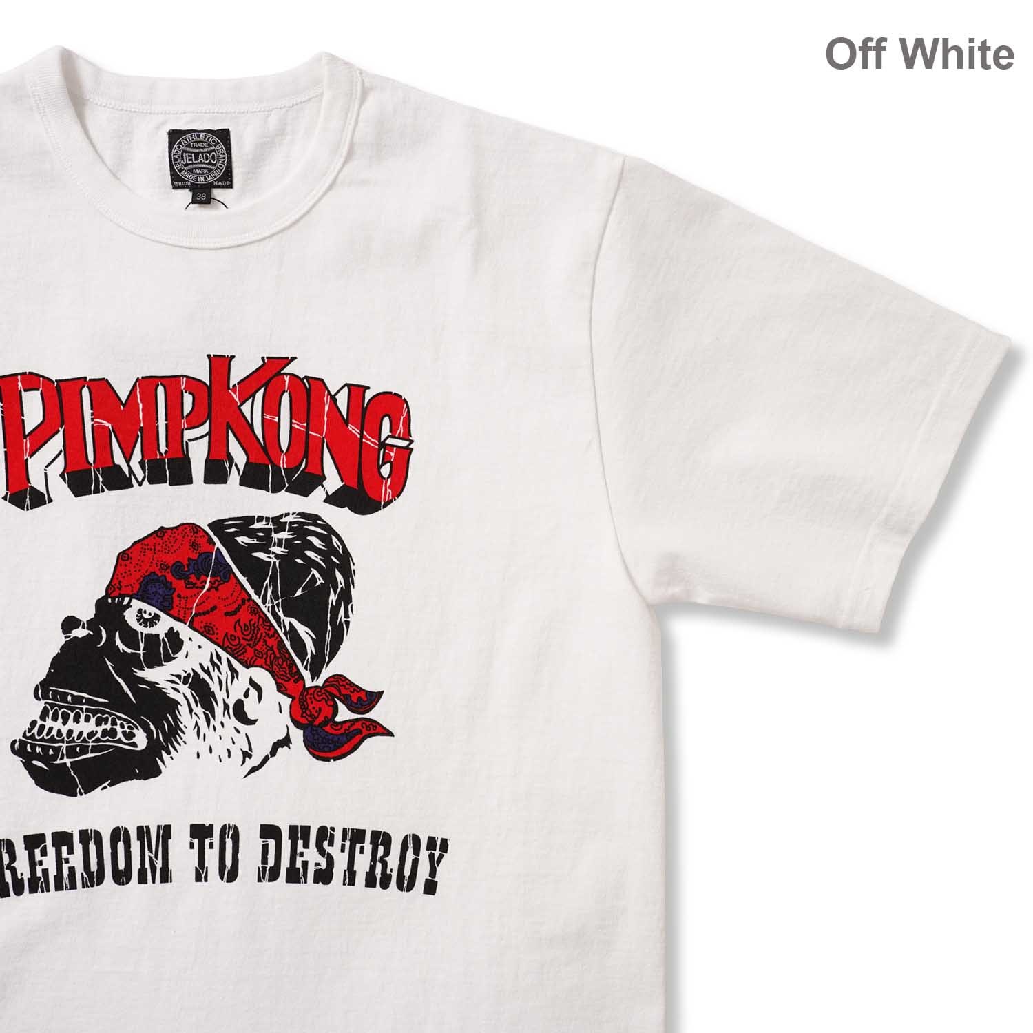 JELADO �����顼�� Ⱦµ T����� "PIMP KONG Tee" AB21235