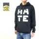 NORMAN �Υ�ޥ� �������å� Logo Print  hooded sweatshirt "HATE" NOR-0037