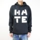 NORMAN �Υ�ޥ� �������å� Logo Print  hooded sweatshirt "HATE" NOR-0037
