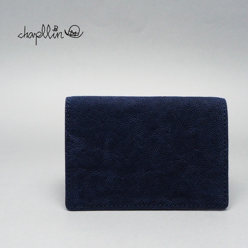 chapllin ����åץ�� �����ɥ����� ��ELEPHANT LEATHER CARD CASE�� NAVY CPC-CC-EL-NV