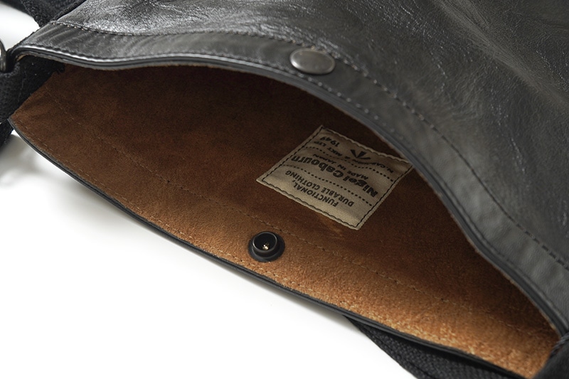 Nigel Cabourn �ʥ������륱���ܥ� ���������Хå�  ��MAGAZINE BAG BROWN CORE LEATHER��  80510061027