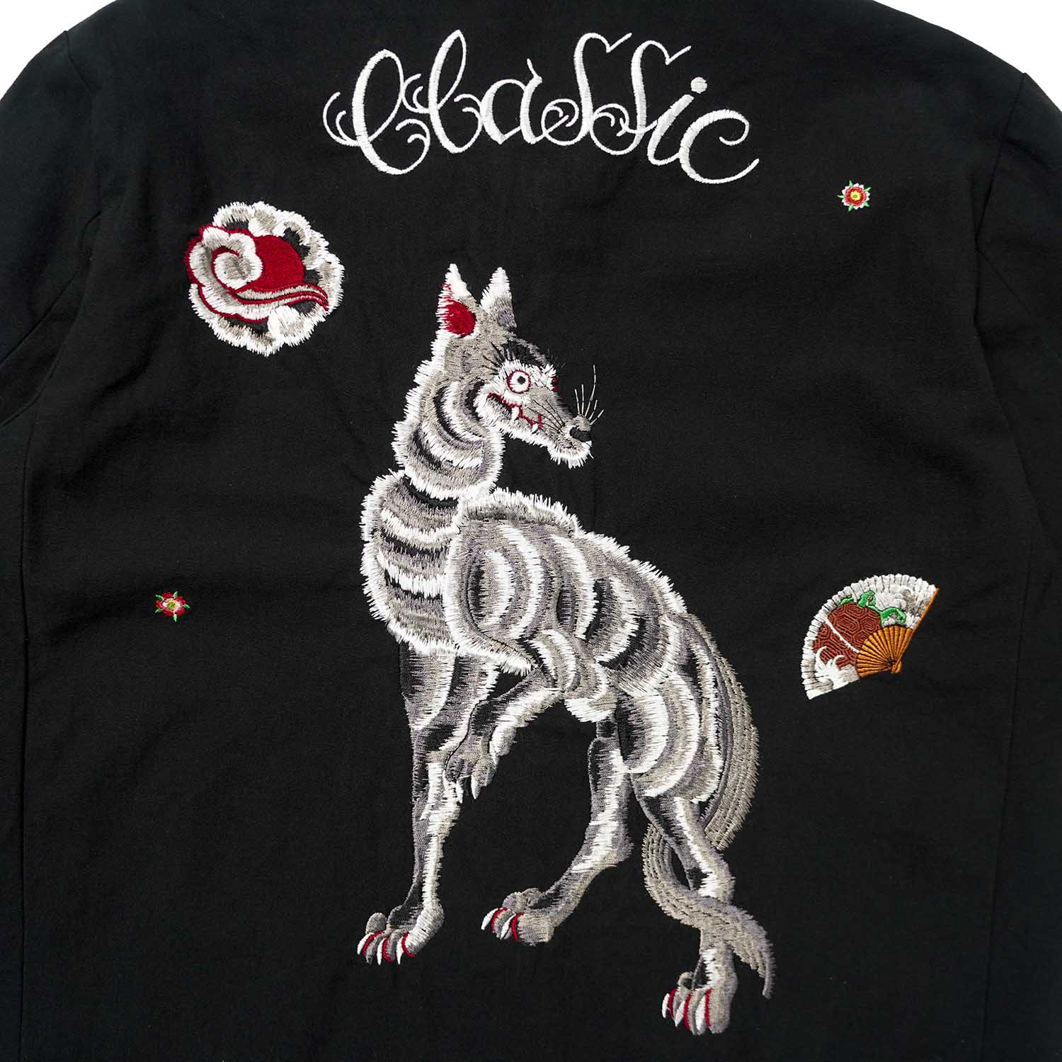 FULLCOUNT �ե륫����� FULLCOUNT��Ħ����  ���㥱�å� ��CLASSIC TATTOO EMBROIDERY SPORT JACKET ORIGINAL DRAWING by "HORIDAI" ��  2054-1