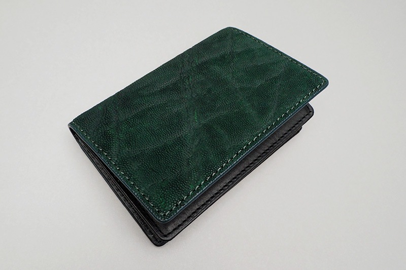 chapllin ����åץ�� �����ɥ����� ��ELEPHANT LEATHER CARD CASE�� GREEN CPC-CC-EL-GN