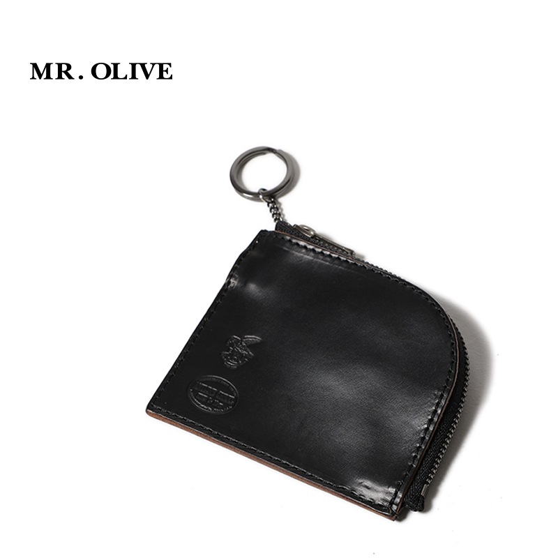 MR.OLIVE �ߥ��������꡼�� �����󥱡��� HORWEEN CHROMEXCEL LEATHER "ZIP COIN CASE" ME422H