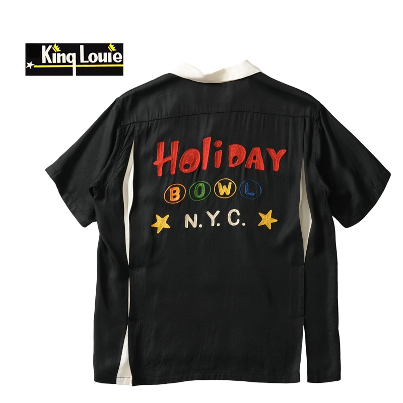 King Louie ネイビー ポロシャツ USA製　ML ポリ　幅52丈69 King Louie ネイビー ポロシャツ USA製 ML ポリ 幅52丈69 - メルカリ