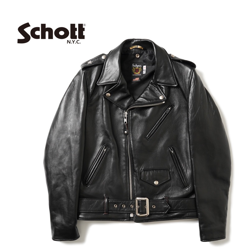 lad musician 別注 schott ライダースジャケット schott レザーライダースジャケット LAD MUSICIAN別注モデル