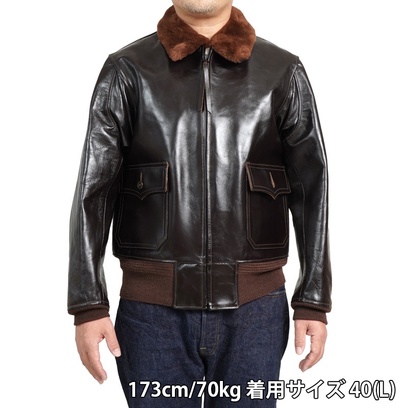 BUZZ RICKSON'S Хꥯ 㥱å Type AN-J-3A  BUZZ RICKSON CO. INC. HORSEHIDE MODEL BR80647