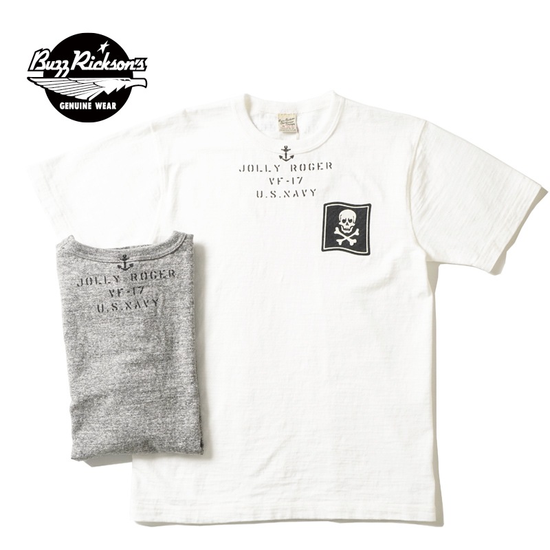 BUZZ RICKSON'S �Х��ꥯ���� ȾµT����� SLUB YARN T-SHIRT "VF-17" BR79561
