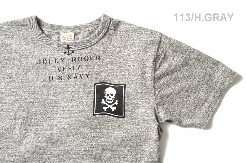 BUZZ RICKSON'S �Х��ꥯ���� ȾµT����� SLUB YARN T-SHIRT "VF-17" BR79561