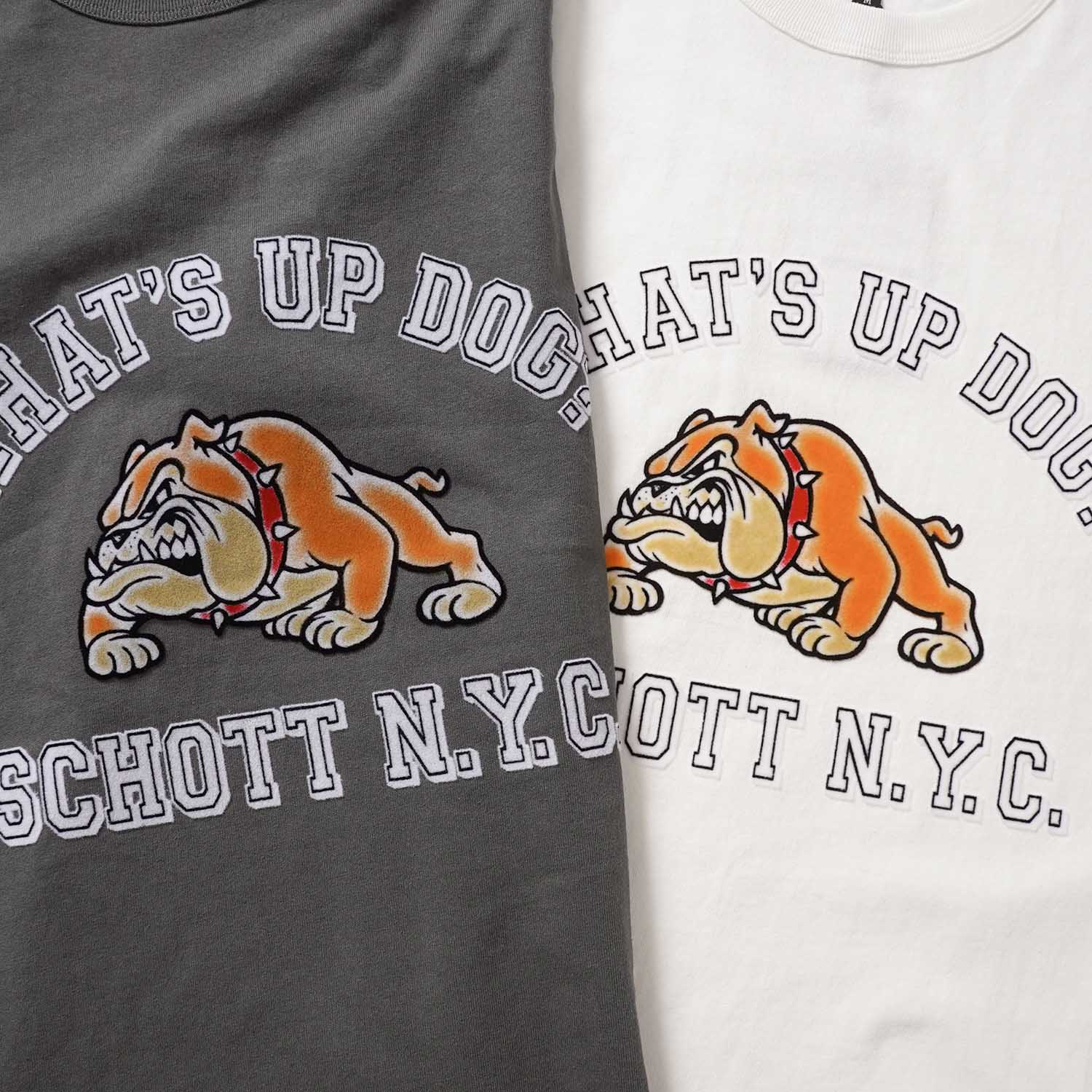 Schott ����å� Ⱦµ�ԥ���� "WHAT'S UP DOG T-SHIRT" 782-6134014