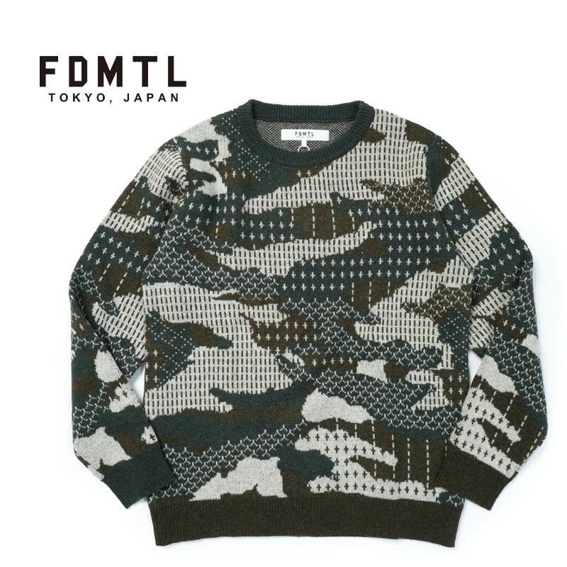 FDMTL �ե������󥿥� �������� "PATCHWORK WOOL SWEATER" WL31